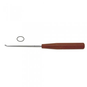 FiberGrip™ Lempert Ear Scoop Sharp - Fig. 000 Stainless Steel, 21.5 cm - 8 1/2" 